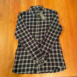 French Connection flannel size Large NWT